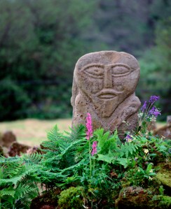 Janus Stone, Boa Island, Co. Fermanagh, Northern Ireland