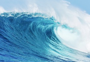Blue Ocean Wave
